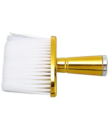 Qukaim Barber Brush Neck Face Duster Brush Electroplated Handle for Salon and Home Loose Hair Remover - Buy Online on GoSupps.com