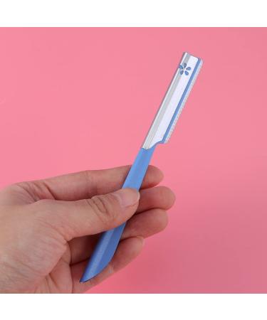 Tinksky 5pcs Eyebrow Shaper Razor Trimmer Shaver Hair Remover Set in Blue - Precision Grooming Tools - Buy Online on GoSupps.com
