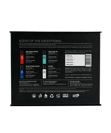 UPSI_LON_Luxury Man Perfume Gift Set 4 x 20 ml for Men with Shooting Star Wild Blue Golden Sand and Star Perfume | Long Lasting EDP Fragrance Scent - Buy Online on GoSupps.com