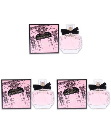 New Brand Perfumes Fashionista EDP Spray Women 3.3 oz (sem numero) (Pack of 3)