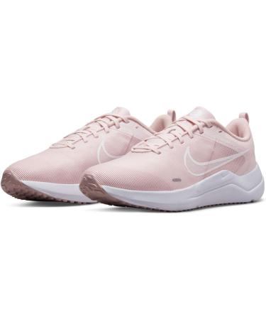 Nike Women's Downshifter 12 Running Shoe - 42 EU | Barely Rose White Pink Oxford | Best for International Shipping - Buy Online on GoSupps.com