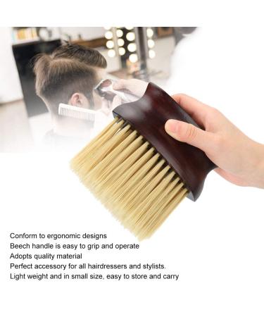 Neck Duster & Hair Sweep Brush - Soft Fibre Hair Removal Tool for Haircuts & Makeup | Professional Hairdressing Brush - Buy Online on GoSupps.com