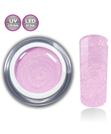 Premium 5ml Glitter Gel - Summernight Rose Pink Nail Art Color Gel for Nails - Buy Online on GoSupps.com