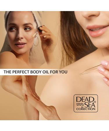 Dead Sea Collection Body Oil for Dry Skin | Coconut & Vitamin E Moisturizer | Anti-Aging Skin Elasticity Support (4 fl.oz) - International Shipping Available - Buy Online on GoSupps.com