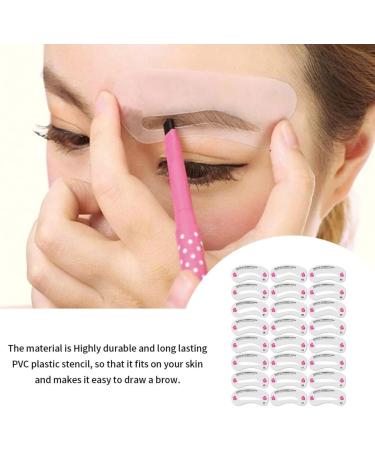 Eyebrow Stencils Kit Brow Shaping Grooming Templat Styling Tool 24PCS - Buy Online on GoSupps.com