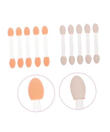 100pcs Double Ended Eyeshadow Brushes - Professional Portable Makeup Gadgets | 6.5x1.3cm | International Shipping - Buy Online on GoSupps.com