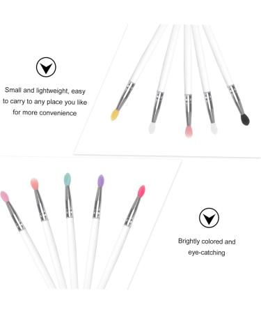 WOONEKY 10pcs Eye Shadow Brush Practical Makeup Brush Blending Eyeshadow Brush Face Wand Plastic Handle - Buy Online on GoSupps.com