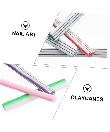 FRCOLOR 100 Pcs Materiales para U as Claycanes Nail Art Manicure Canes Sticks Clay Ornaments Nail Jewelry DIY Nail Ornaments Nail Accessories Nail Art Canes Sticks Fruit Sticker mediumx2pcs As Shownx2pcs - Buy Online on GoSupps.com