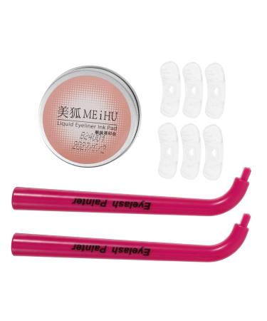Beavorty 1 Set Eye Makeup Aid Lower Eyelash Stamps Eyelashes Prints Stamp Lower Eyelash Makeup Tool Eyelash Stencil for Makeup Reusable Eyelash Stamps Eye Makeup Tool Diphenylene 12.00X3.50X2.50CM