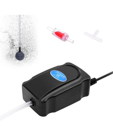 Flintronic Quiet Aquarium Air Pump - Oxygen Pump Kit with Hose & Air Stone for 5-300L Fish Tanks - Mini Rental 3W - Buy Online on GoSupps.com