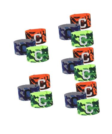 Sosoport 15 Pcs Captain Armband Professional Captain Band Catapult Marbles Professional Basketball Football Armband Soccer Captain Badge Captain Wristband Accessories Nylon Twine