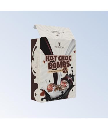Christmas Hot Chocolate Bomb Gift Set for Kids - 6 Pack with Marshmallow & Candy - Individually Wrapped - Perfect Christmas Eve Box Filler - Melting Coco Balls - Kids Xmas Chocolate - Buy Online on GoSupps.com