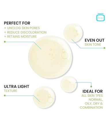 Omic Green Tea & Hyaluronic Acid Serum for Face 1 fl oz / 30 ml - Acne Spot Remover Reduce Wrinkles Helps to Hydrayein Skin Anti-aging Serum - Buy Online on GoSupps.com