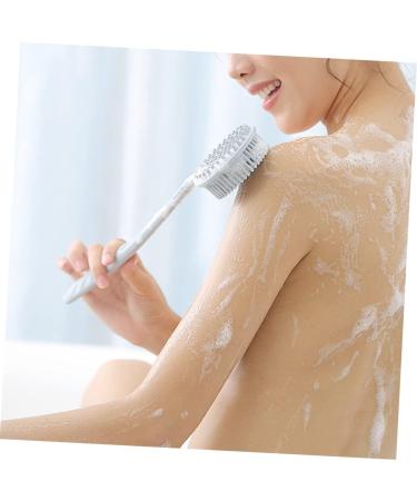 Hemoton Silicone Back Scrubber with Handle - Body Cleaning Bath Brush - Buy Online on GoSupps.com