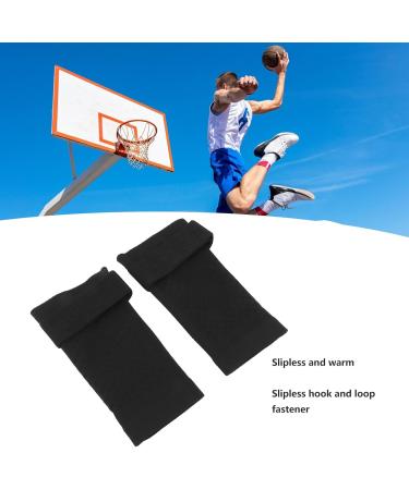 Self-Heated Knee Supports - Warming Knee Protectors for Joint Pain Relief | Compression & Cold Protection | Knitted Black Shin Strap - Buy Online on GoSupps.com