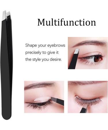 Precision Eyebrow Tweezers Set - 4-Piece High-Quality Tweezers for Perfectly Shaped Eyebrows | Ideal for Men & Women - Ships Worldwide - Buy Online on GoSupps.com