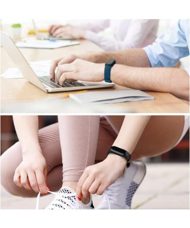 Buy Ainiv Adjustable Fitness Bracelets for Xiaomi Mi Band 3/4/5/6/7/8 - Waterproof Silicone/Nylon/Stainless Steel - 3-Pack in Black/Gray/Blue - Buy Online on GoSupps.com