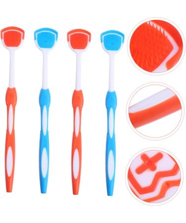 Minkissy 4-Piece Silicone Tongue Cleaning Brush & Infant Toothbrush Dental Kit - Safe & Efficient Tongue Cleaner for Kids - Buy Online on GoSupps.com