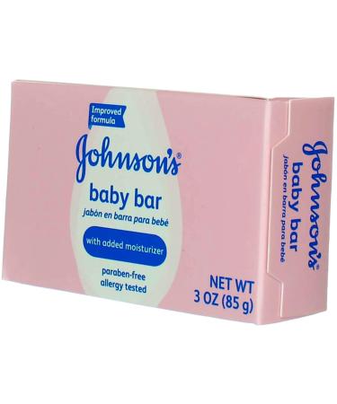 Johnson's Baby Bar Soap 3 oz (89ml) - 3 Pack | Gentle Cleansing for Sensitive Skin - Buy Online on GoSupps.com