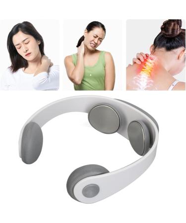 Neck Massage Device - Electric Pulse Massager for Cervical Spine Relief | Adjustable Fast Warming & Travel-Friendly - Buy Online on GoSupps.com