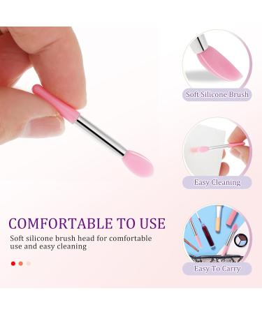 Shop WLLHYF 12PCS Silicone Lip Brush Set | Professional Makeup Tools for Lipstick Eyeshadow & Face Masks - Perfect for Beauty Enthusiasts - Buy Online on GoSupps.com