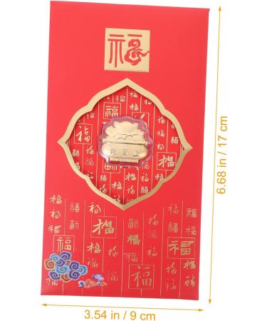 PRETYZOOM 2pcs Red Envelope Spring Festival Hongbao Rabbit Year Money Chinese Hongbao Chinese Zodiac Gift Greeting Envelopes Luck Money Bag Souvenir Gifts Red Money Packet Paper China Mini - Buy Online on GoSupps.com