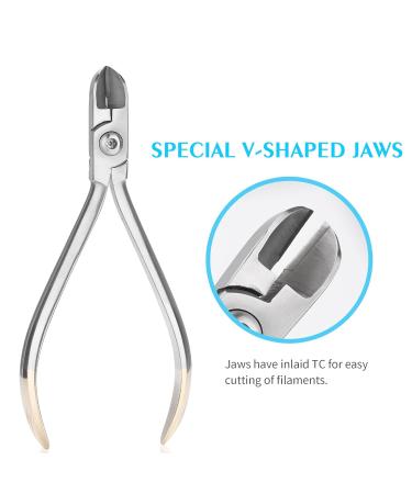 ANNWAN Braces Wire Cutter - Professional Stainless Steel Orthodontic Cutters | Durable Lightweight Dental Ligature Plier for Braces - Buy Online on GoSupps.com