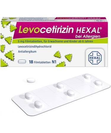 Levocetirizine Hexal 5 mg Film-Coated Tablets - Fast Relief from Allergies | Buy Online Internationally - Buy Online on GoSupps.com