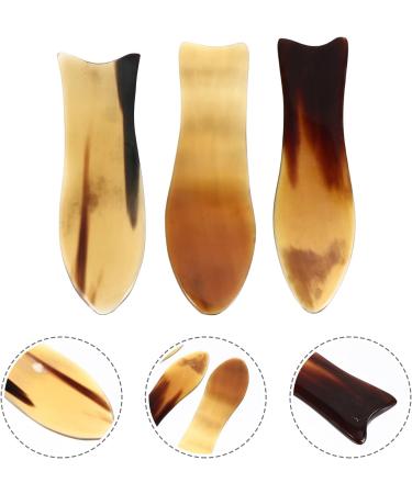 EXCEART 3 Pcs Massage Board Set - Durable Ox Horn Scraping Plates for Effective Body Therapy - Buy Online on GoSupps.com
