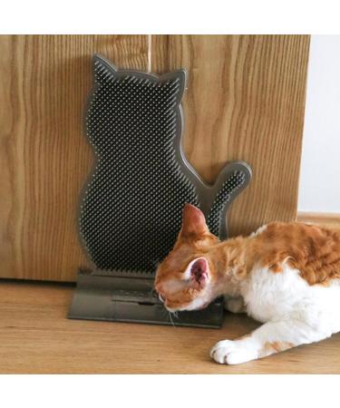 Ibluelover Cat Brush - Corner Grooming & Massage Brush for Long-Haired & Short-Haired Cats | Wall-Mounted Cat Scratchboard & Play Toy - Buy Online on GoSupps.com