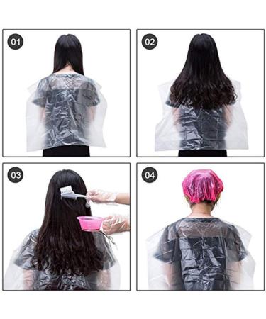 Dye Brush Comb Mixing Bowl Ear Caps Shower Cap Apron Sectioning Clips and Hairbands for DIY Salon Hair Dye Tool - Buy Online on GoSupps.com