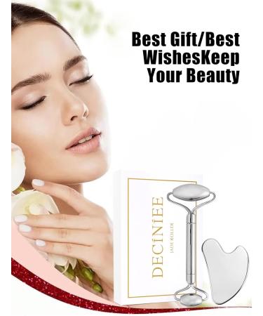 Deciniee Gua Sha Massage Tool - Stainless Steel Facial Scooter for Contouring & Sculpting | Beauty Tools for Women - Buy Online on GoSupps.com