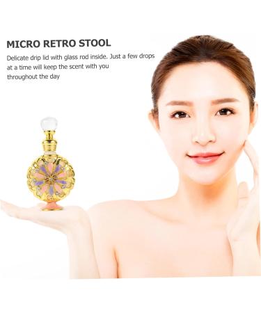 Housoutil Flavor Bottle Miniture Decoration Glass Perfume Bottle Cooking for Men Perfume Storage Bottle Terrarium Container Perfume Dispenser Travel Glass Bottle Lecythus 10X5.5CM As Shown 1 - Buy Online on GoSupps.com