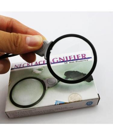 AJOIDR Magnifying Glasses Pendant Hanging Loupe Monocle-Lens Compatible for Kids Seniors Reading Small Prints-Map Coins Jewelry - Buy Online on GoSupps.com