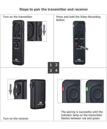 JJC RMT-VP1K Wireless Remote Control for Sony ZV-1 A7IV A7R V IV A7SIII A9 & More - Compatible with A6000 A6100 A6300 A6400 A6600 RX100 VII VA V FDR-AX33 AX43 AX53 AX100 AX700 HDR-CX405 CX440 CX455 CX675 CX900 - Shop Now! - Buy Online on GoSupps.com