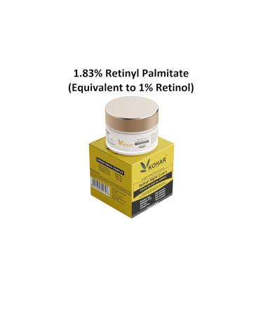 Anti-Aging Retinol Night Cream with Triple Peptides & Hyaluronic Acid | Brightening Complex for Face & Eye - 50g - Buy Online on GoSupps.com