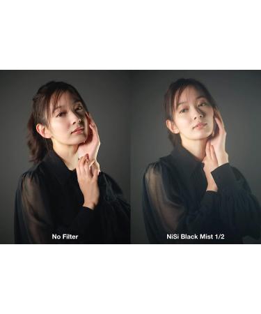 NiSi 82mm Black Mist 1/8 Lens Filter | Soften Images & Enhance Atmosphere | Ideal for Dreamy Cinematic Photography & Videography - Buy Online on GoSupps.com