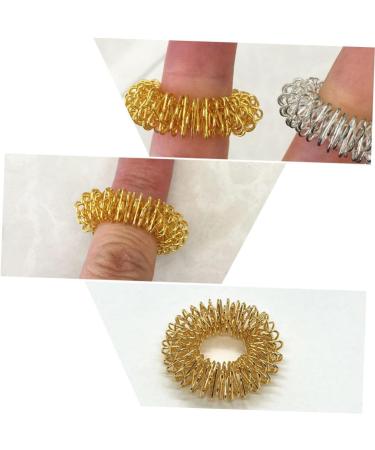 Beaupretty 10pcs Finger Massage Rings - Carbon Steel Spiky Fidget Toy for Relaxation & Stress Relief - Buy Online on GoSupps.com