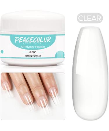 PEACECOLOR 8G 2PC Acrylic Nail Kit Clear Acrylic Powder Set Professional Acrylic Nail Powder Long Lasting for Extension Nail Art Acrylic Nail Supplies Sets for Nails Beginners Home DIY Use color 168 - Buy Online on GoSupps.com