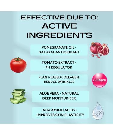 AQUABIO COSMETICS Collagen Face Moisturizer Cream - Anti-Aging Formula for Day and Night Skincare - Buy Online on GoSupps.com