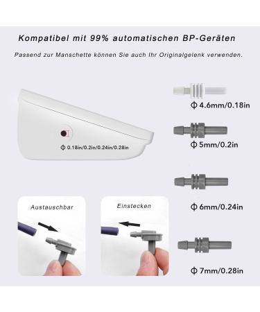 Extra Large Blood Pressure Cuff for Omron - 8.6 - 20.5 XL Replacement Cuff for Large Arms - Gray - Buy Online on GoSupps.com