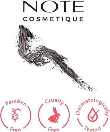 Cosmetic Note - Instant Volume and Length Mascara False Eyelash Effect Women's and Girls' Eye Makeup - Buy Online on GoSupps.com