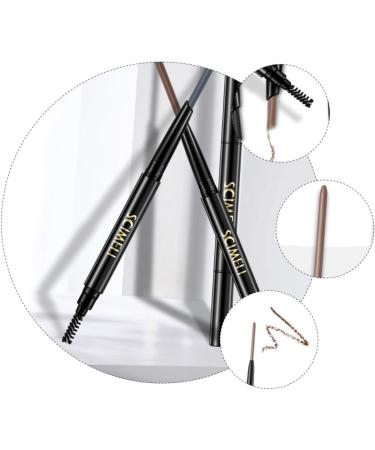 Healvian 2 1 Eyebrow Makeup Tools Eyebrow Liner Keychain Comb Triangle Eyebrow Pencil Makeup Accessories 1 count (Pack of 1) Grey - Buy Online on GoSupps.com