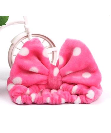 Demarkt Bowknot Headband | Red Hairband for Makeup & Facial Cleansing - Stylish Hair Accessories for Women - Buy Online on GoSupps.com