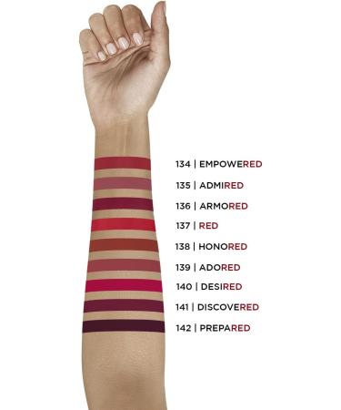 L'Or al Paris Make Up Rouge Signature Empowereds Liquid Lipstick Long-Lasting Lip Tint Lightweight Formula and Extra Matte Finish 142 Treasured - Buy Online on GoSupps.com