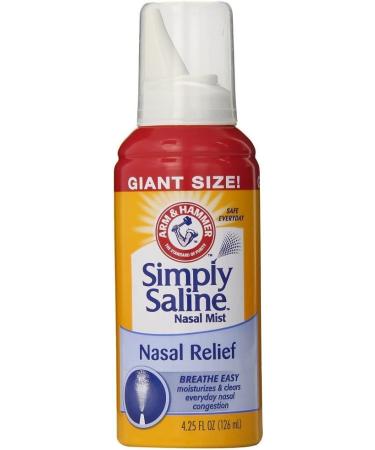 Arm & Hammer Simply Saline Nasal Mist Giant Size - 6 Pack 4.25 Oz Bottles - Buy Online on GoSupps.com