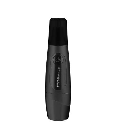 Stylecraft Schnozzle Cordless Nose & Ear Trimmer - Water Resistant Portable LED Light - Matte Black - Buy Online on GoSupps.com