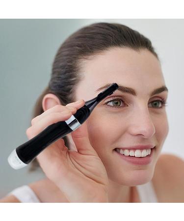 Eyebrow Trimmer Electric Eyebrow Trimmer Painless Battery Powered Eyebrow Trimmer Portable Multifunctional Eyebrow Shaver with Detachable Washable Head for Women Men Boys Girls - Buy Online on GoSupps.com