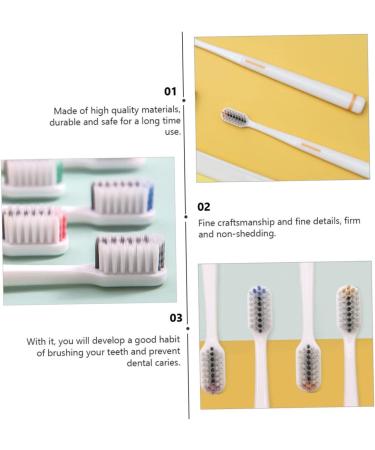 5th Toothbrush for Adults - Soft Bristle Bulk Toothbrushes for Gentle Cleaning | Ultra Plastic Silk Brush - Buy Online on GoSupps.com