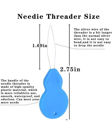 Needle Threader Tool - Gourd-Shaped Sewing Machine Needle Threader (Random Color, Pack of 8) - Buy Online on GoSupps.com